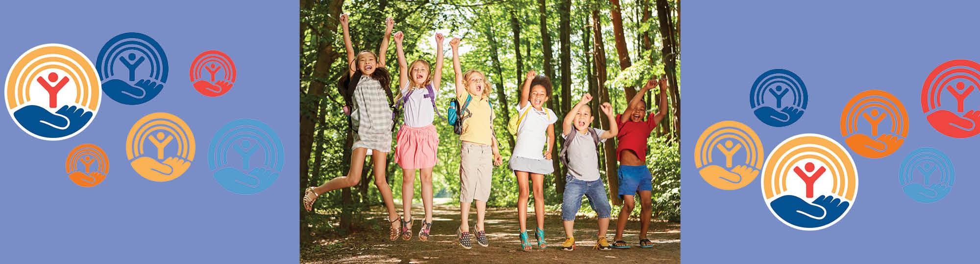Children jumping