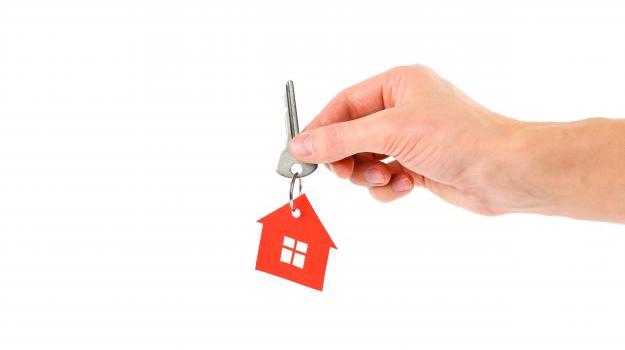 Homeowner with keys